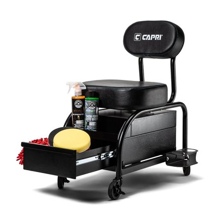 CAPRI TOOLS Premium Detailing Cart W Smart Onboard Storage CP50500